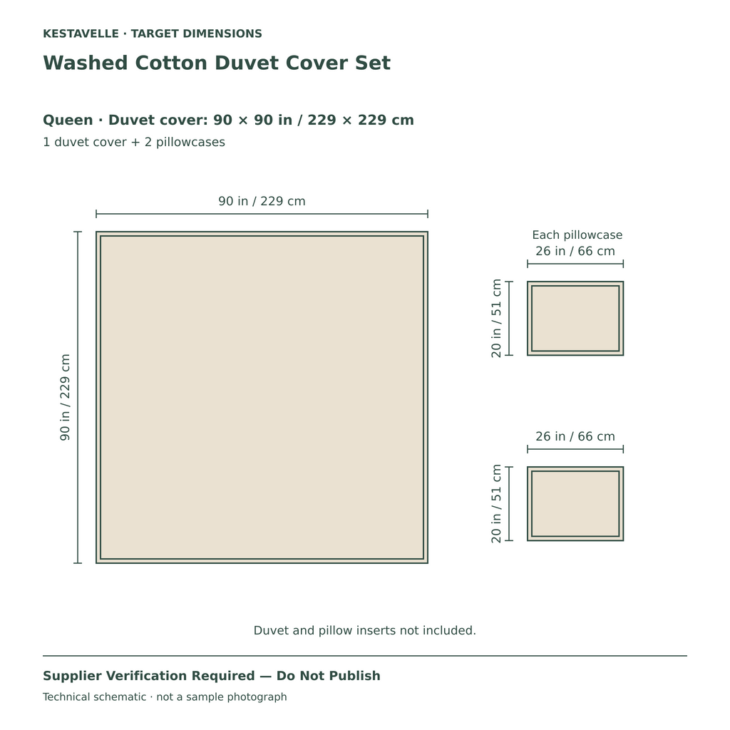 Washed Cotton Duvet Cover Set