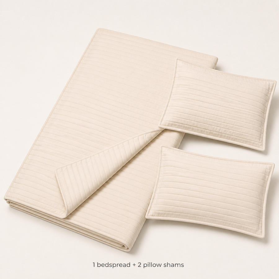 Lightweight Quilted Bedspread Set
