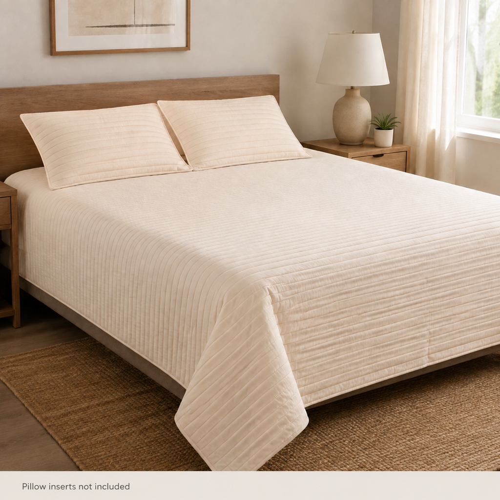 Lightweight Quilted Bedspread Set