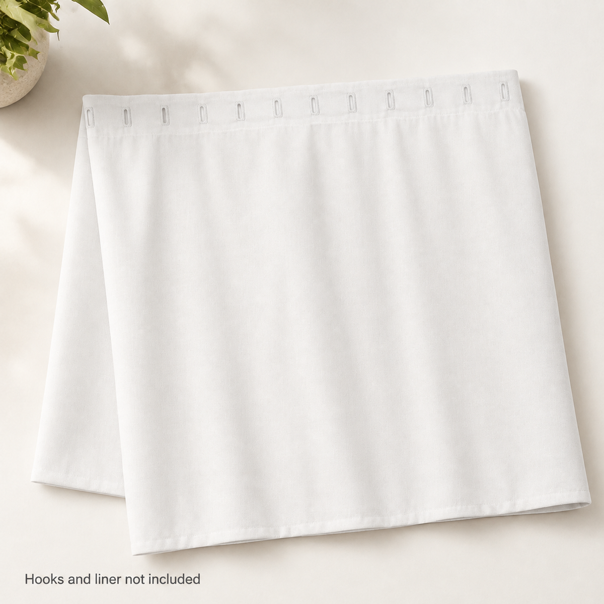 Textured Fabric Shower Curtain