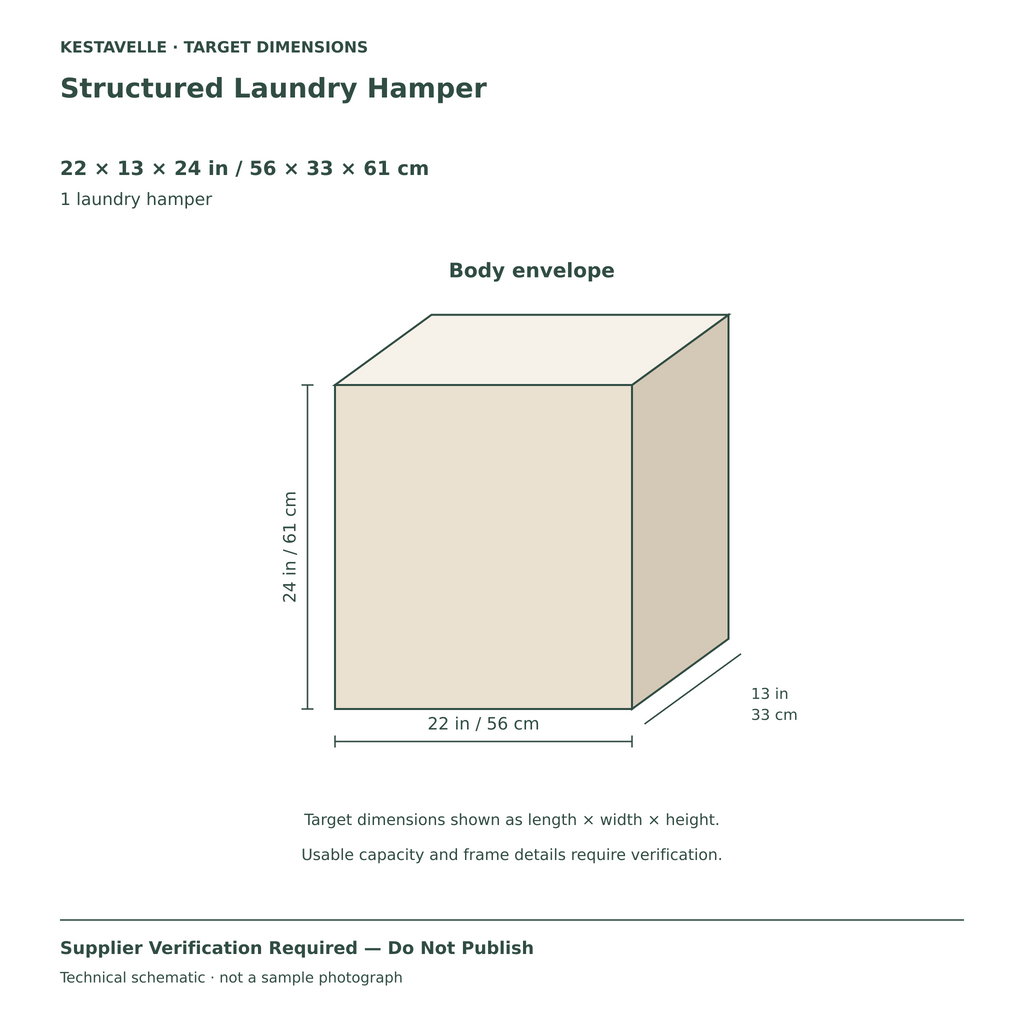 Structured Laundry Hamper