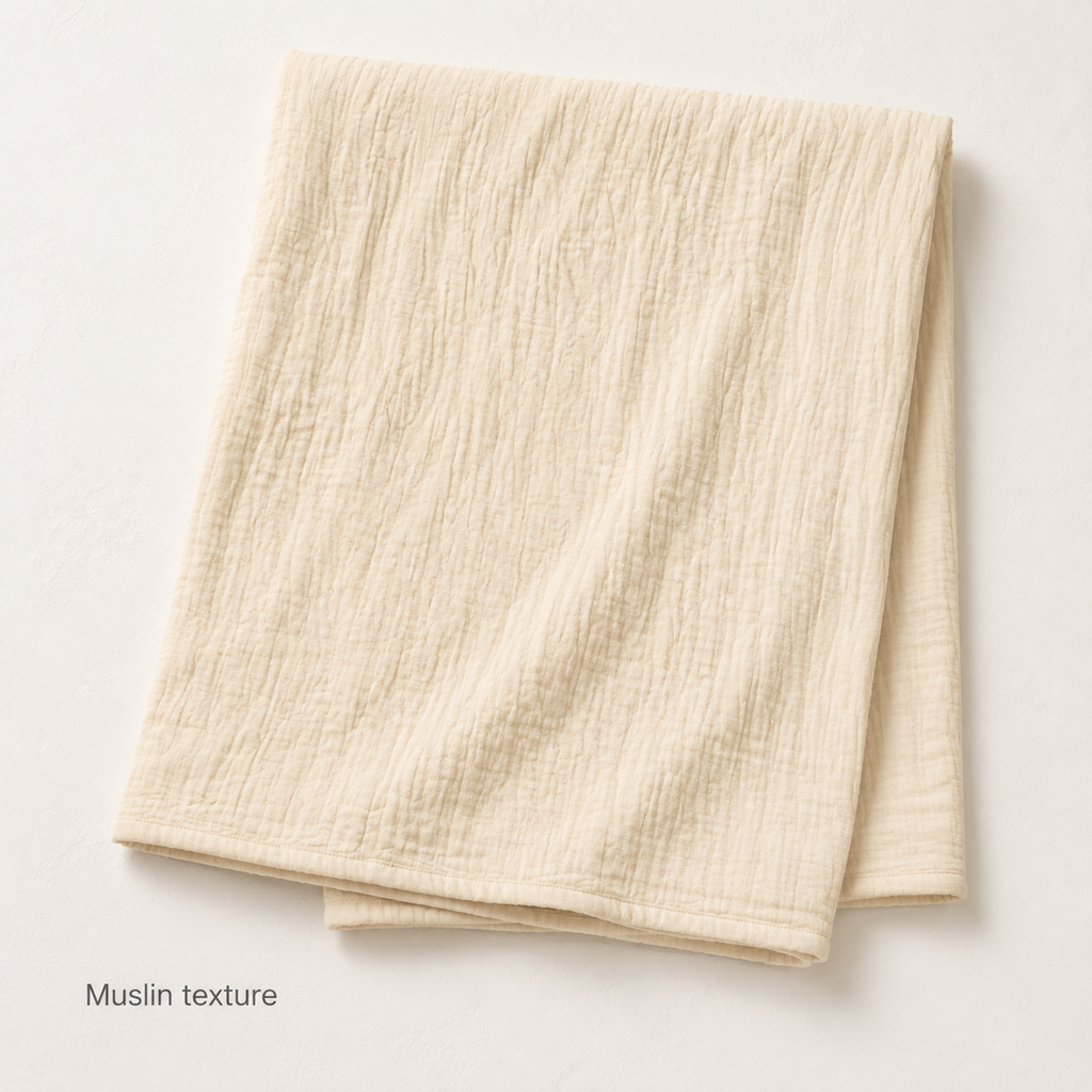 Lightweight Muslin Throw Blanket