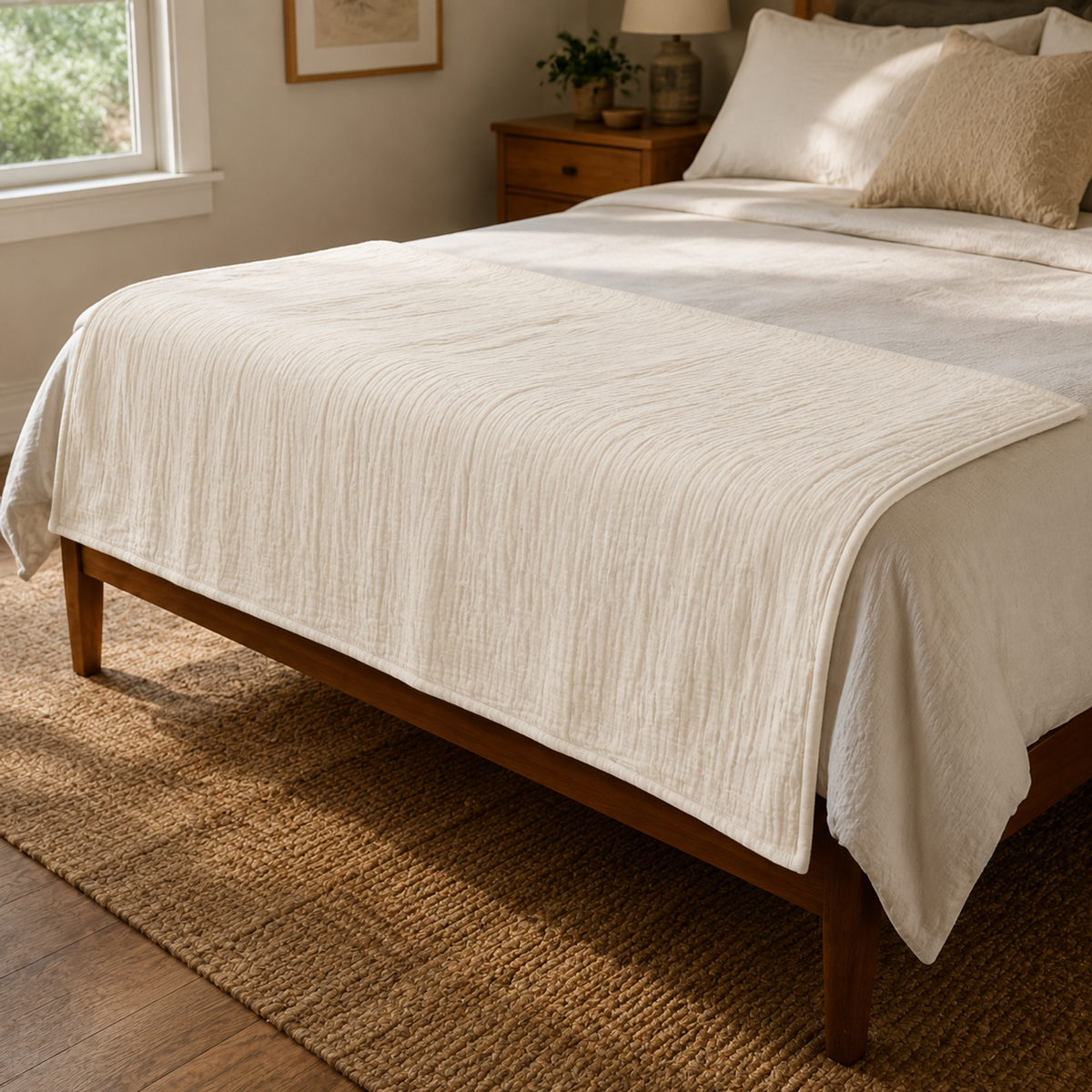 Lightweight Muslin Throw Blanket