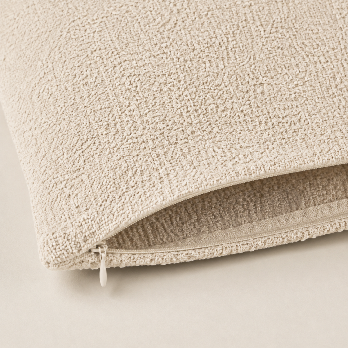 Bouclé Decorative Pillow Cover Set