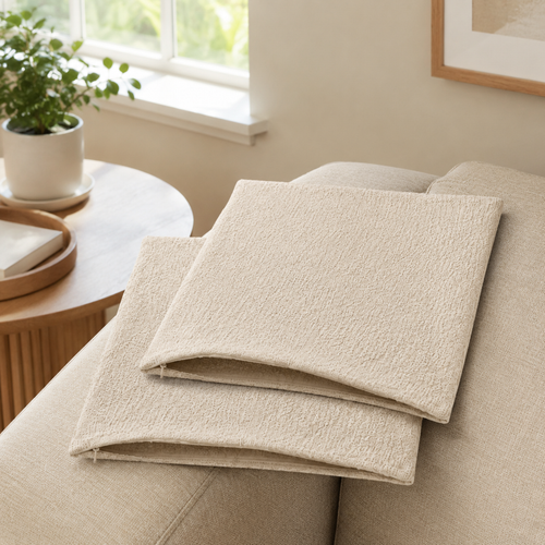Bouclé Decorative Pillow Cover Set