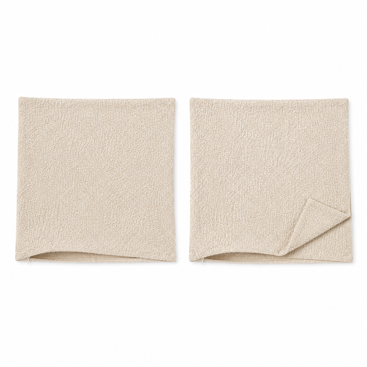 Bouclé Decorative Pillow Cover Set