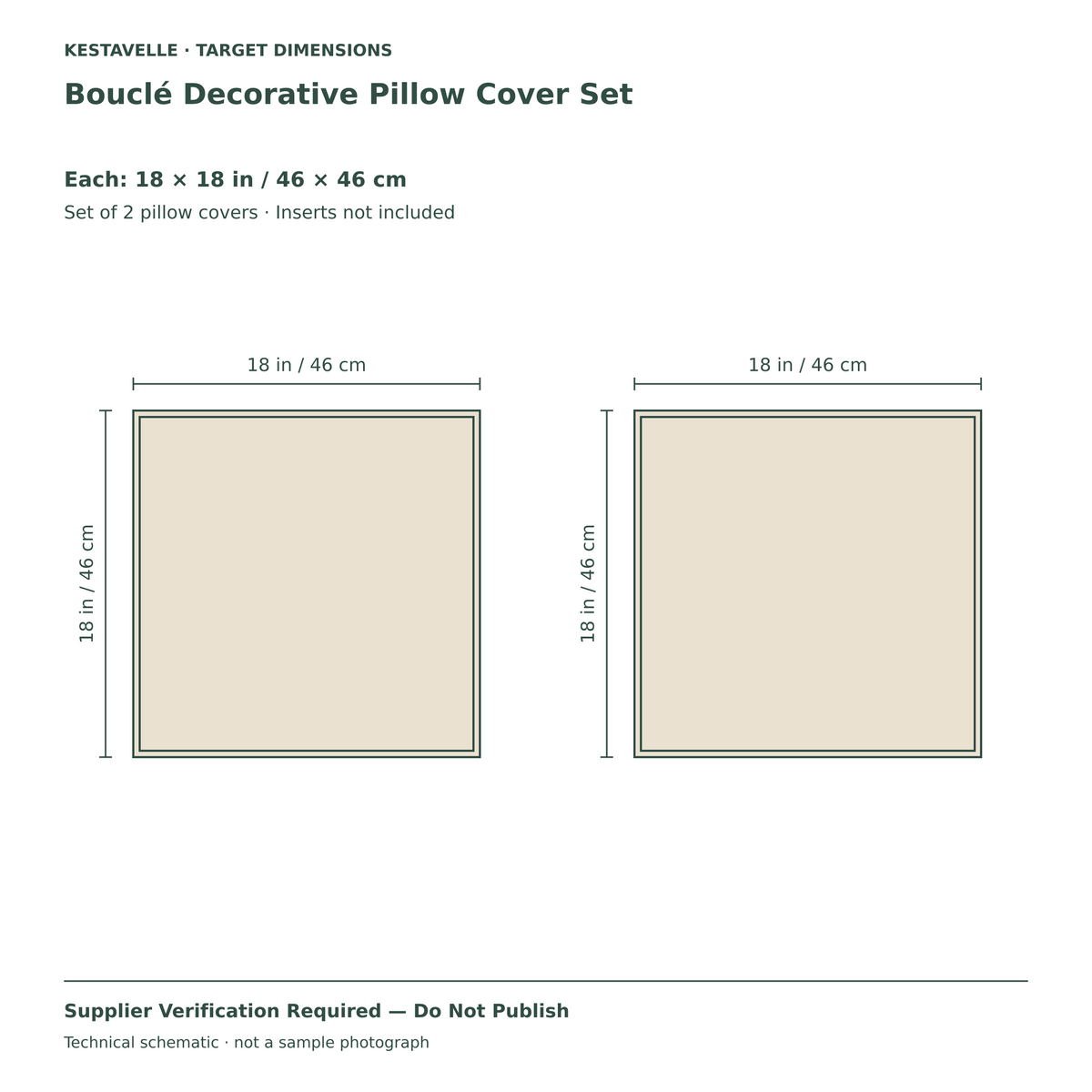 Bouclé Decorative Pillow Cover Set