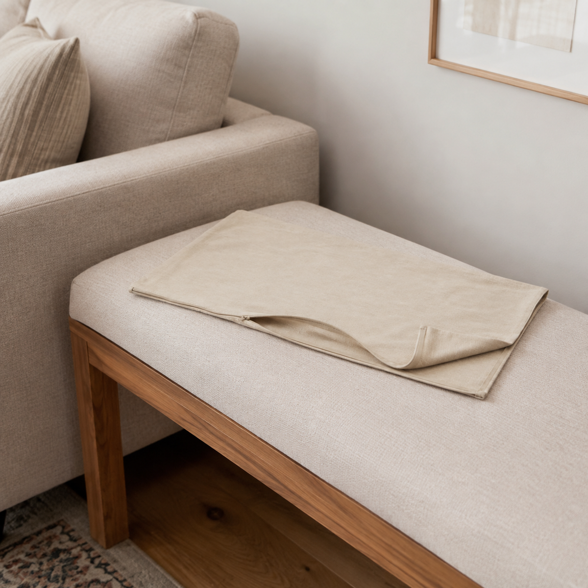 Woven Lumbar Pillow Cover