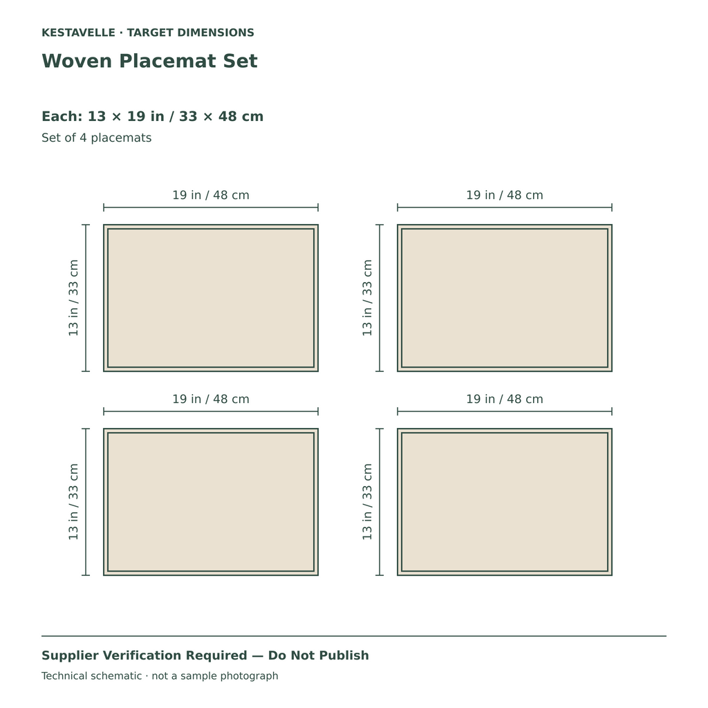 Woven Placemat Set